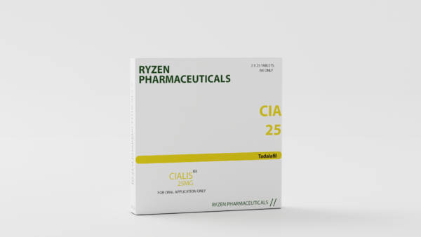 Ryzen Pharmaceuticals Cialis 25mg x 50 tabs